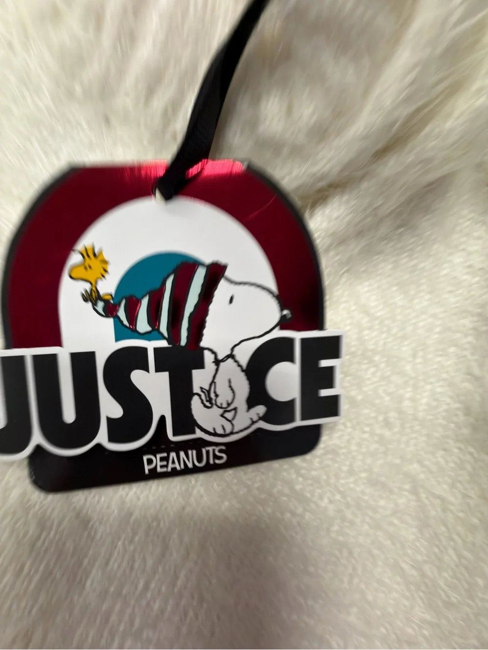 Justice x Peanuts Snoopy Hooded Fuzzy Sweater NWT Girls Size L (12/14)